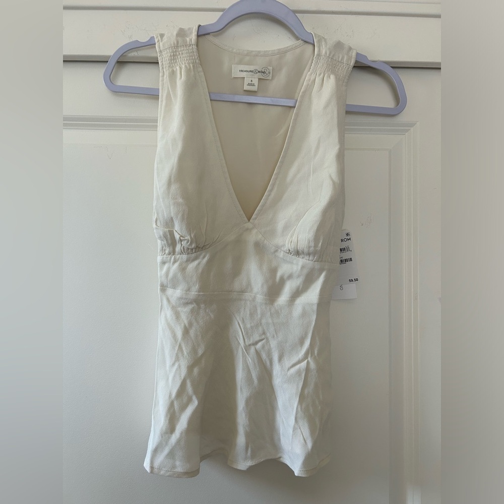 Treasure & Bond Peplum Top Size S - Picture 2 of 5